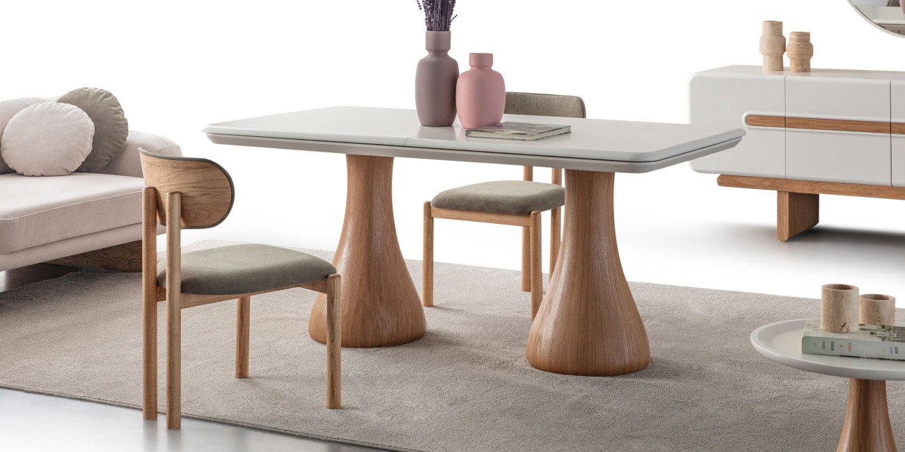 Moon Yemek Odası Takımı230664 | İnegöl Mobilya