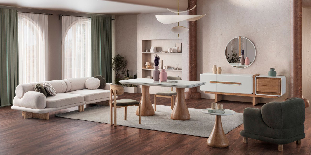 Moon Yemek Odası Takımı|Mobilyam İnegölden