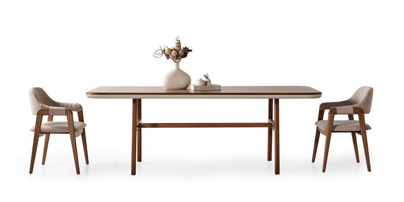 Maldiv Yemek Odası Takımı Ceviz185700 | İnegöl Mobilya