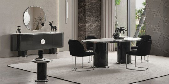 Cartier Antrasit Yemek Odası|Mobilyam İnegölden