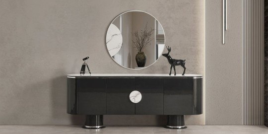 Cartier Antrasit Yemek Odası Takımı230620 | İnegöl Mobilya