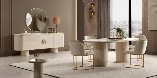 Cartier Krem Yemek Odası