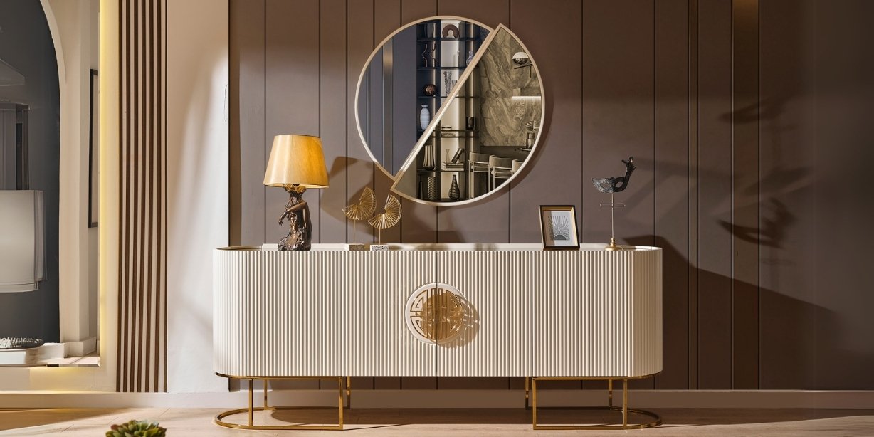 Gucci Ekru Gold Yemek Odası Takımı230584 | İnegöl Mobilya