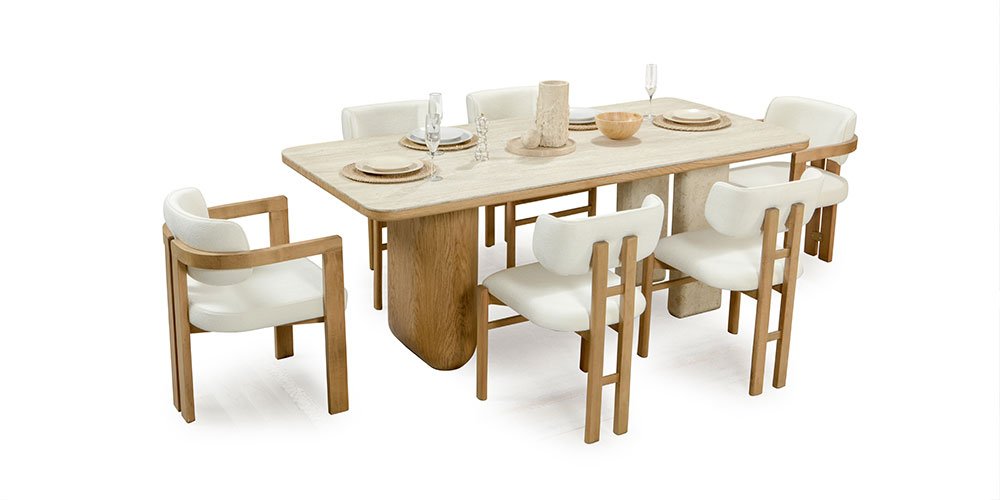 Era Yemek Odası Takımı Ceviz-2629-10