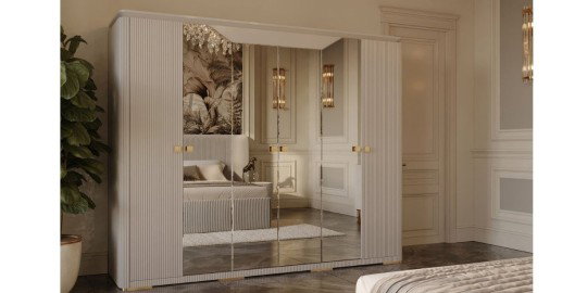 Lyon Krem Yatak Odası Takımı-1859-1