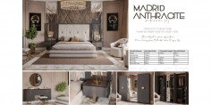 Madrid Antrasit Yatak Odası Takımı-1861-10