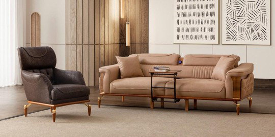 Dubai Koltuk Takımı Ekru-2710-1