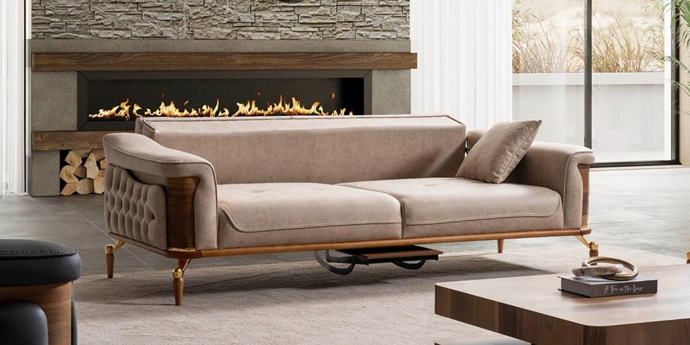 Dubai Koltuk Takımı Krem-2713-7