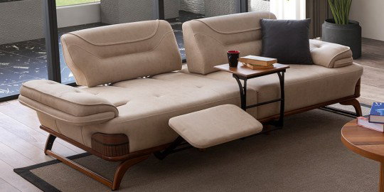 Jaguar Koltuk Takımı Antrasit-Krem-2708-1