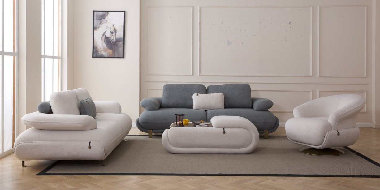 Siesta Açık Renk Koltuk Takımı-2716-13