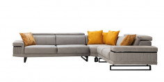 Diva Köşe Koltuk Takımı Gri-2755-3