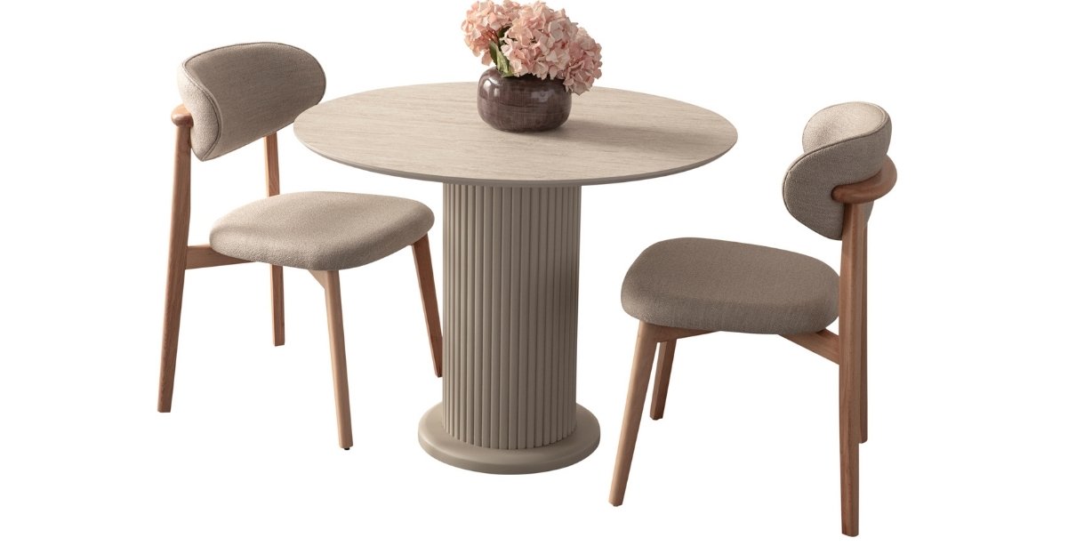 Soft Yuvarlak Masa Sandalye-1371-2