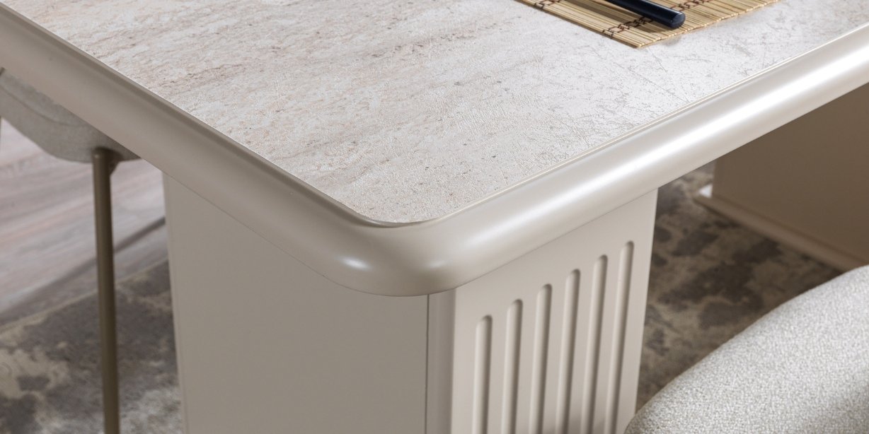 Pera Yemek Odası Takımı Traverten229761 | İnegöl Mobilya