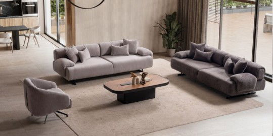 Alfa Koltuk Takımı Antrasit Teşhir