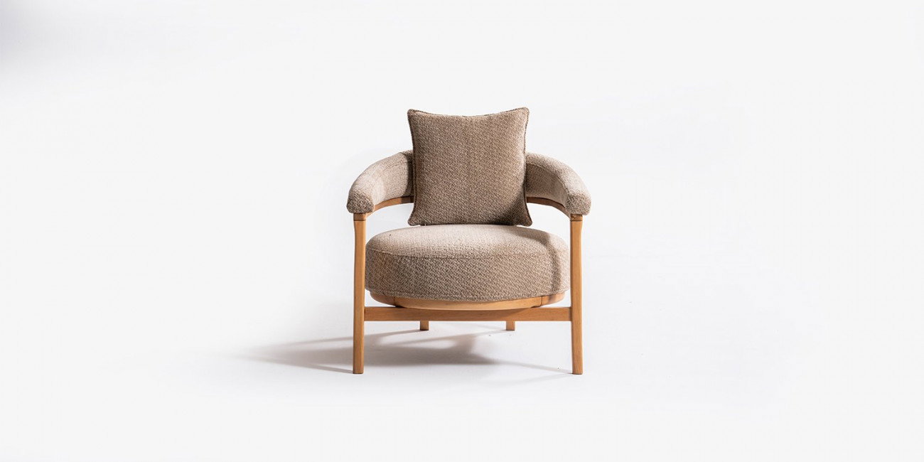 Bambu Koltuk Takımı Krem-1243-3