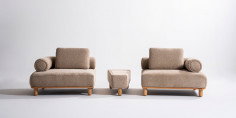 Bambu Koltuk Takımı Krem-1243-4