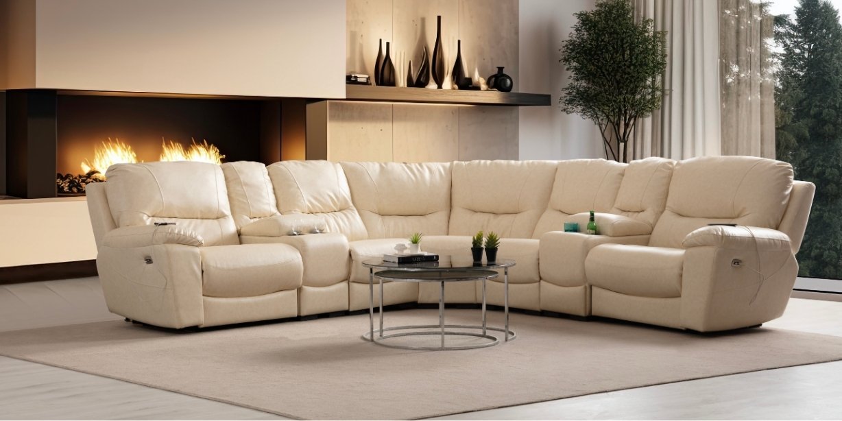 Ravella Reclinerli Köşe Koltuk Takımı-1827-8