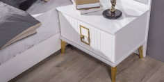 Rio Sarı Yatak Odası Takımı Mdf-1623-10