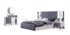 Stil Antrasit Yatak Odası Takımı Mdf-1624-7