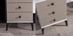 Still Bej Yatak Odası Takımı Mdf-1626-11