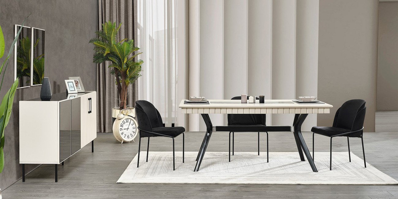 Asel Yemek Odası Takımı229846 | İnegöl Mobilya