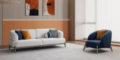 Lotus Koltuk Takımı Krem-1287-7