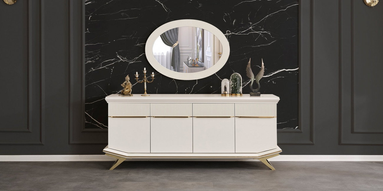 Asos Gold Yemek Odası Takımı-2490-1
