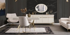 Asos Gold Yemek Odası Takımı-2490-9