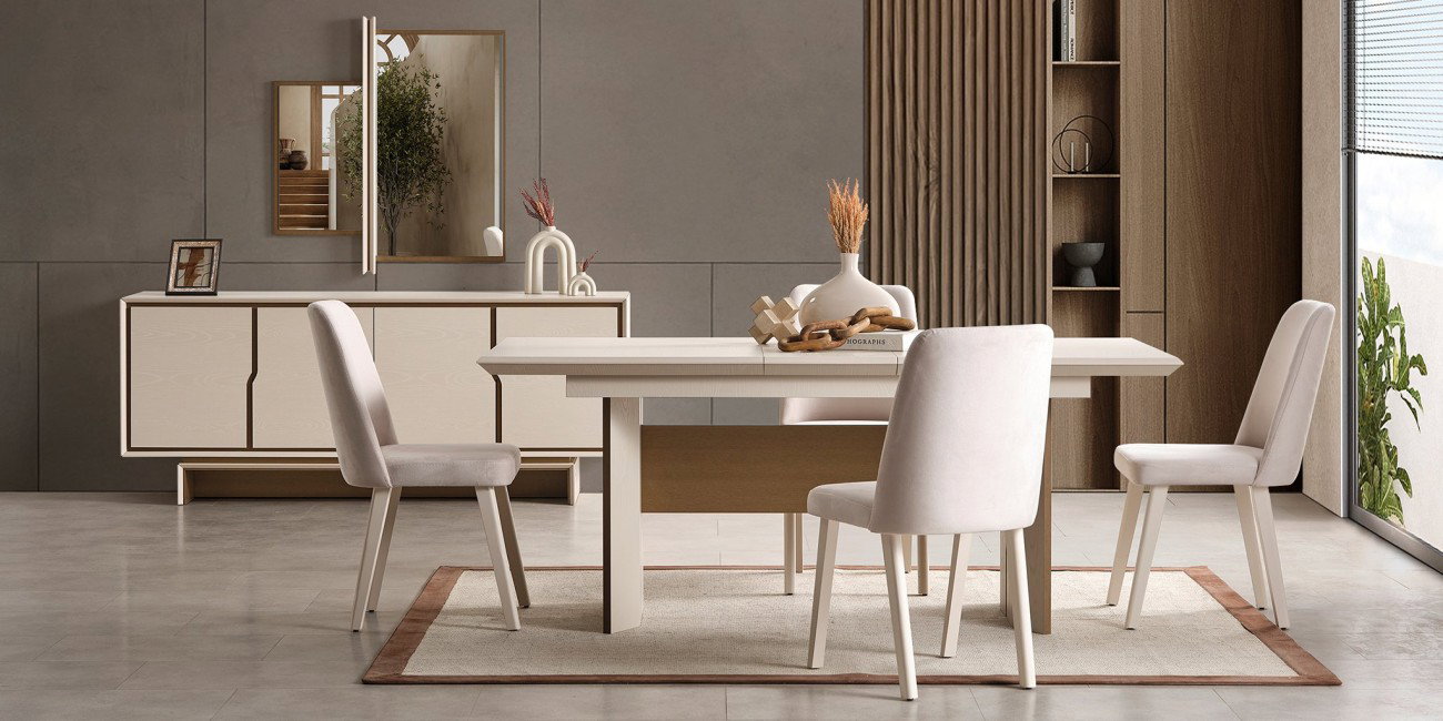 İpek Yemek Odası Takımı228571 | İnegöl Mobilya