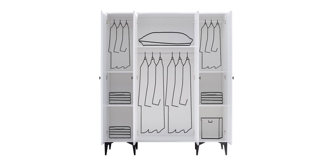 White Genç Odası226476 | İnegöl Mobilya