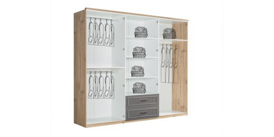 Cloud Yatak Odası Takımı 6 Kapaklı219288 | İnegöl Mobilya