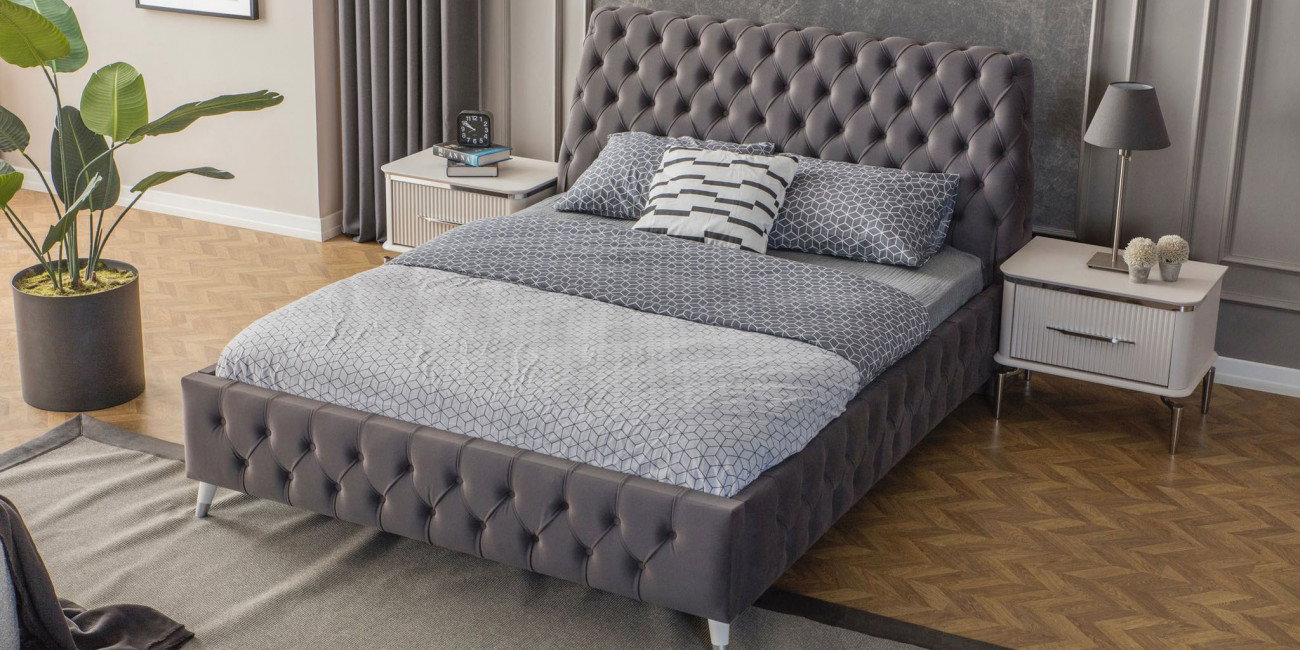 Royal Gümüş Yatak Odası Takımı-913-9