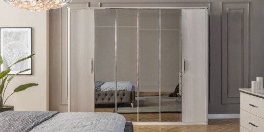 Royal Gümüş Yatak Odası Takımı-913-1