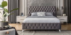 Royal Gümüş Yatak Odası Takımı-913-3