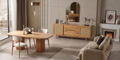 Bohem Yemek Odası Takımı Oval230350 | İnegöl Mobilya