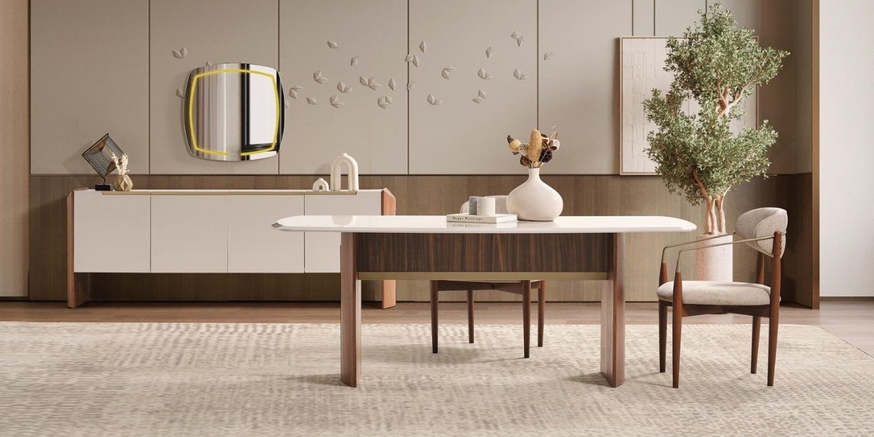 Gloria Yemek Odası Takımı Krem220210 | İnegöl Mobilya