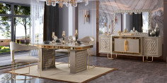 Lounge Yemek Odası Takımı Nehir Kumu220228 | İnegöl Mobilya