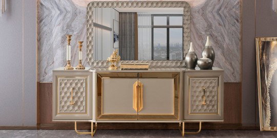 Lounge Yemek Odası Takımı Nehir Kumu220228 | İnegöl Mobilya