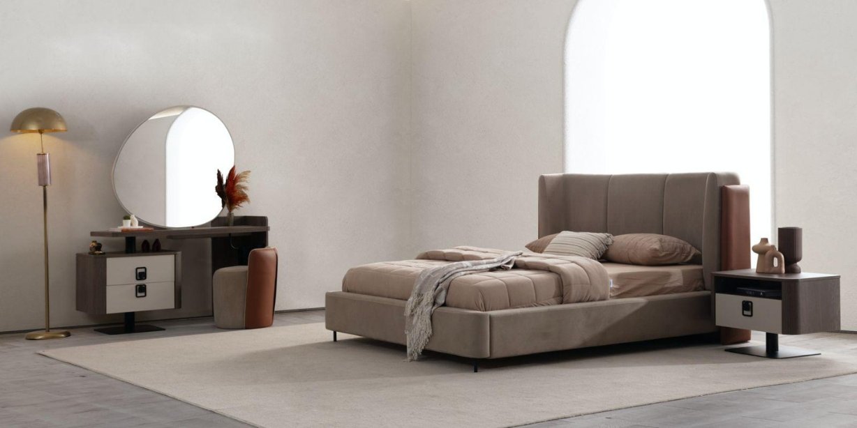 Prada Yatak Odası Takımı Koyu Ceviz220275 | İnegöl Mobilya