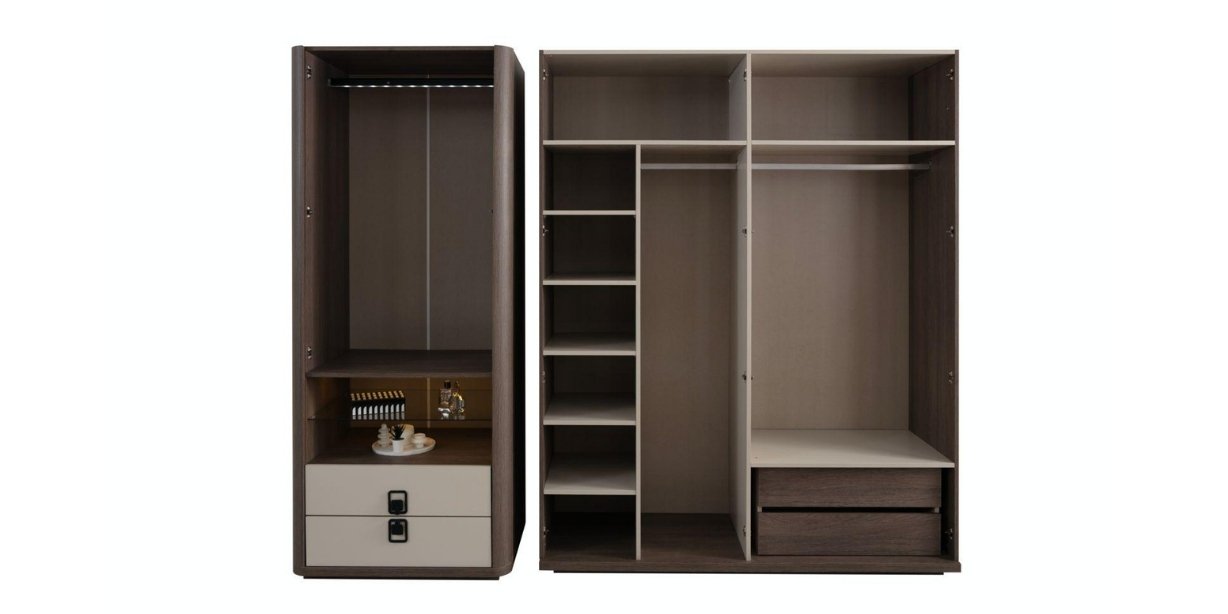 Prada Yatak Odası Takımı Koyu Ceviz220268 | İnegöl Mobilya