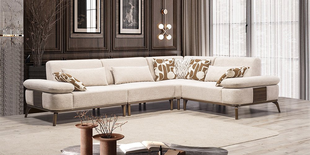 Vista Köşe Koltuk Takımı Ceviz-2788-8