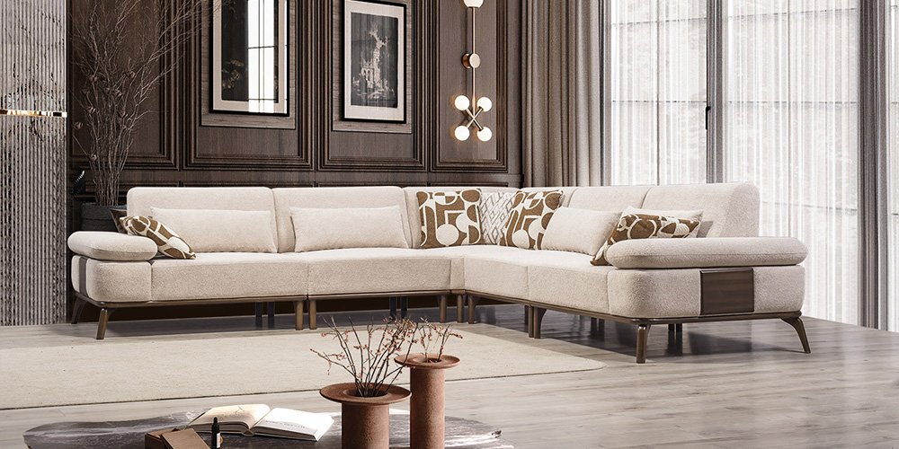 Vista Köşe Koltuk Takımı Ceviz-2788-7
