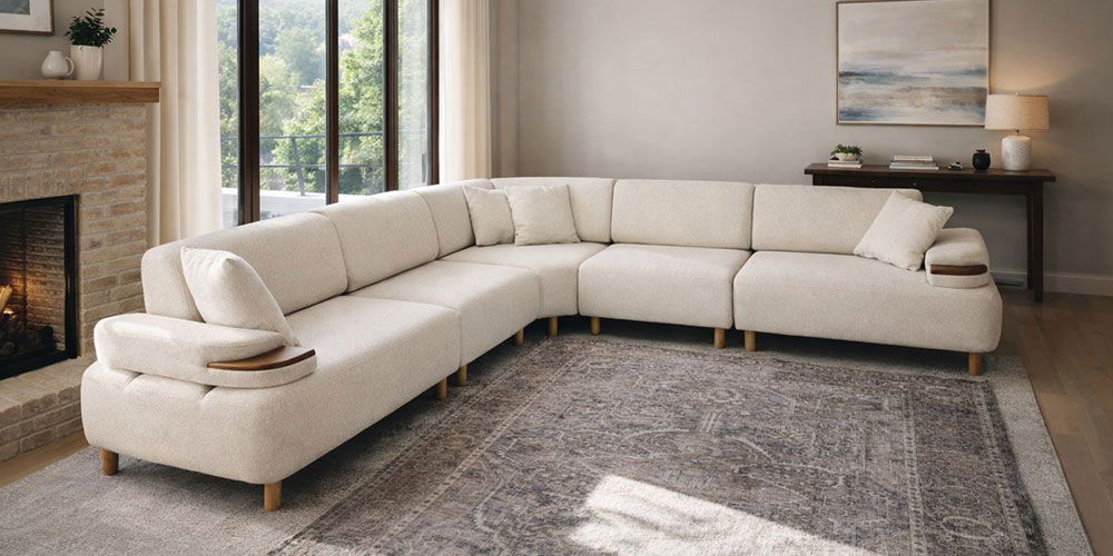 Rio Köşe Koltuk Takımı Krem