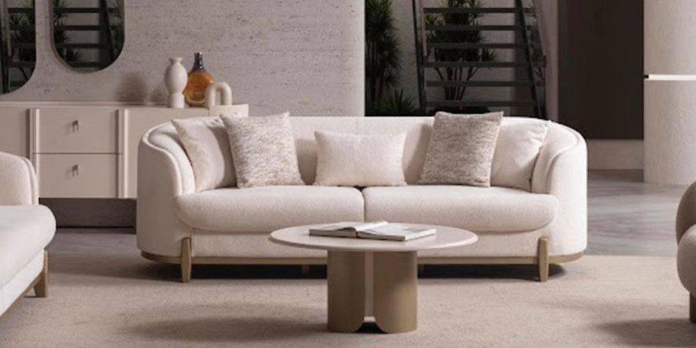 Zümrüt Koltuk Takımı Krem