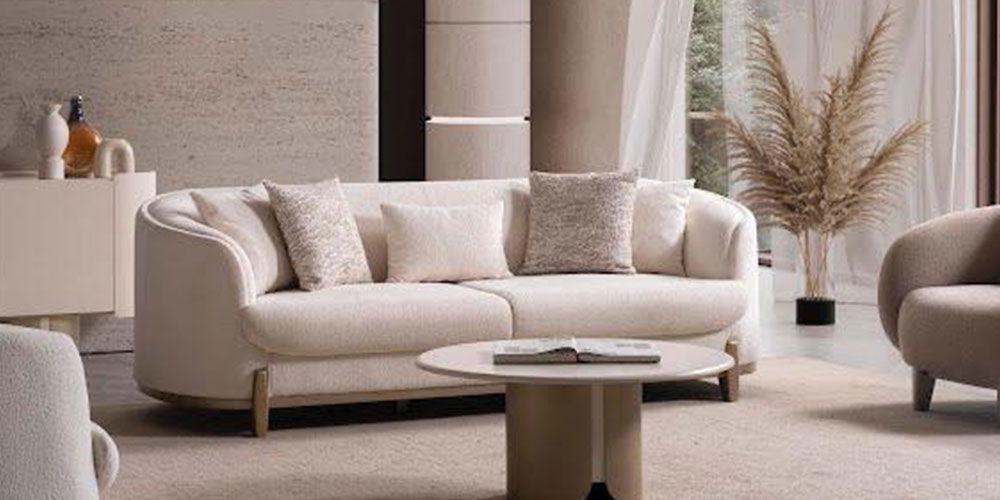 Zümrüt Koltuk Takımı Krem