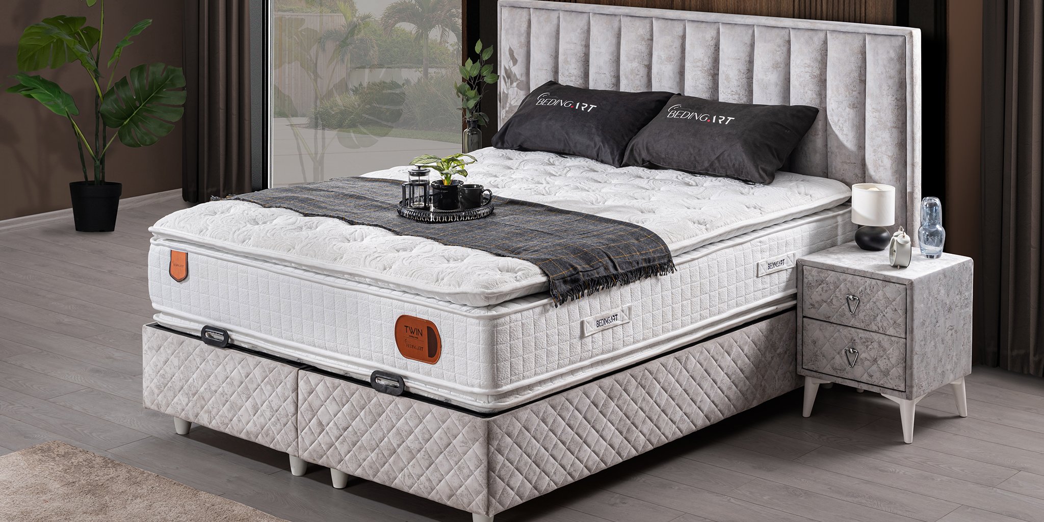 Twin Double Baza & Başlık