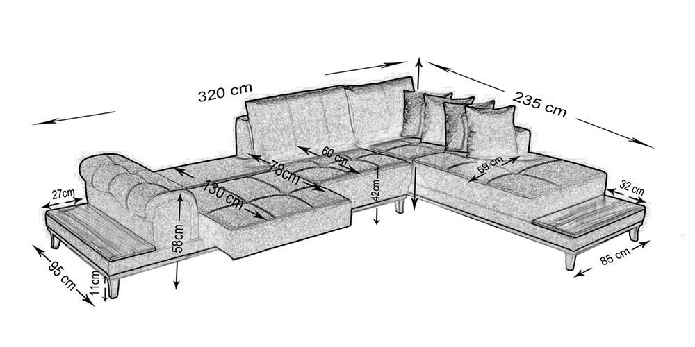 Pia Köşe Koltuk Takımı