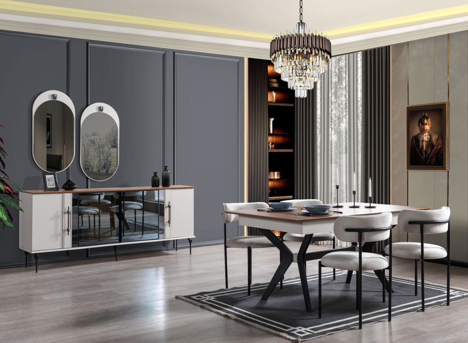 Lotus Yemek Odası Takımı