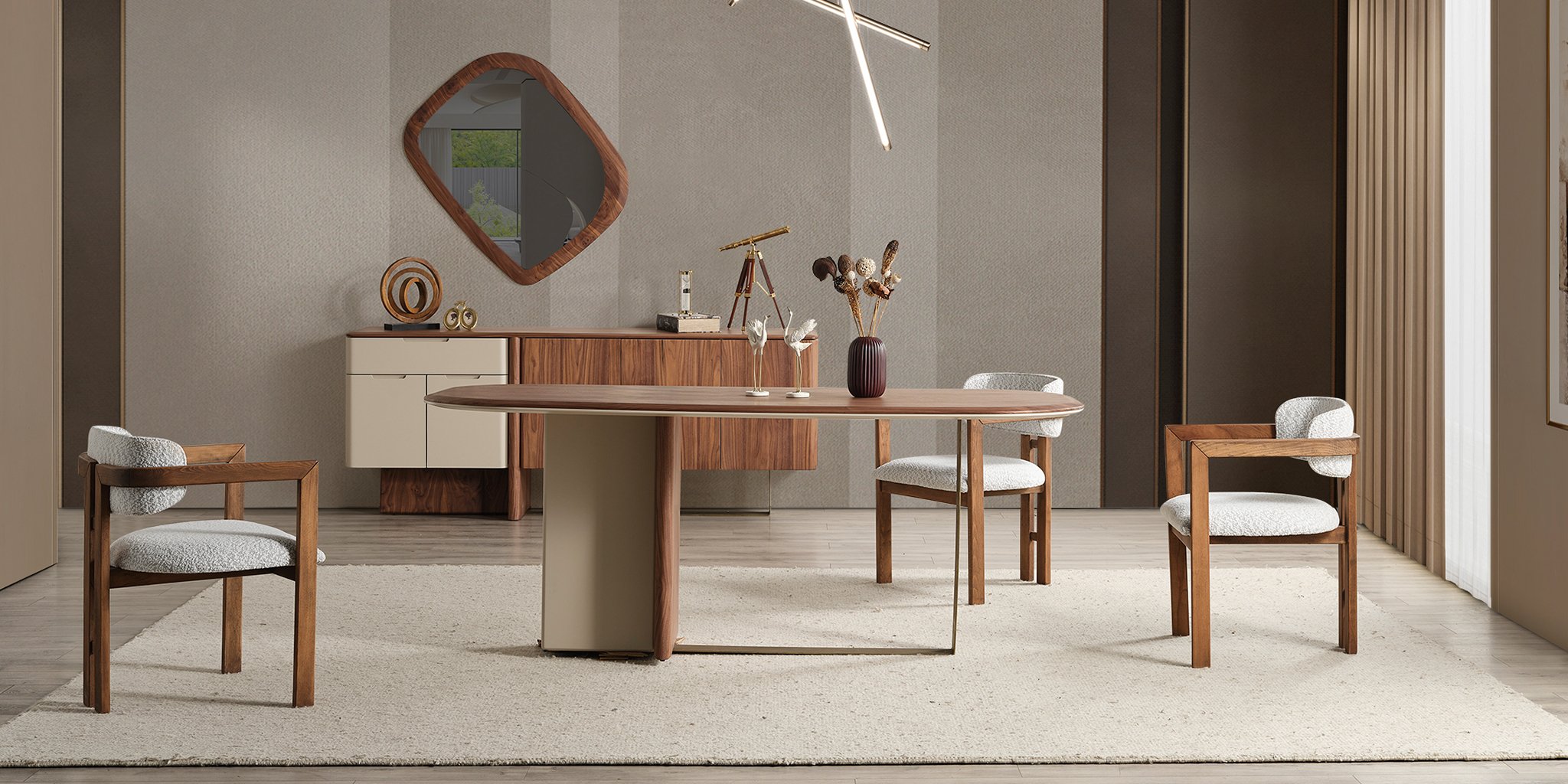 Hanzade Yemek Odası Takımı