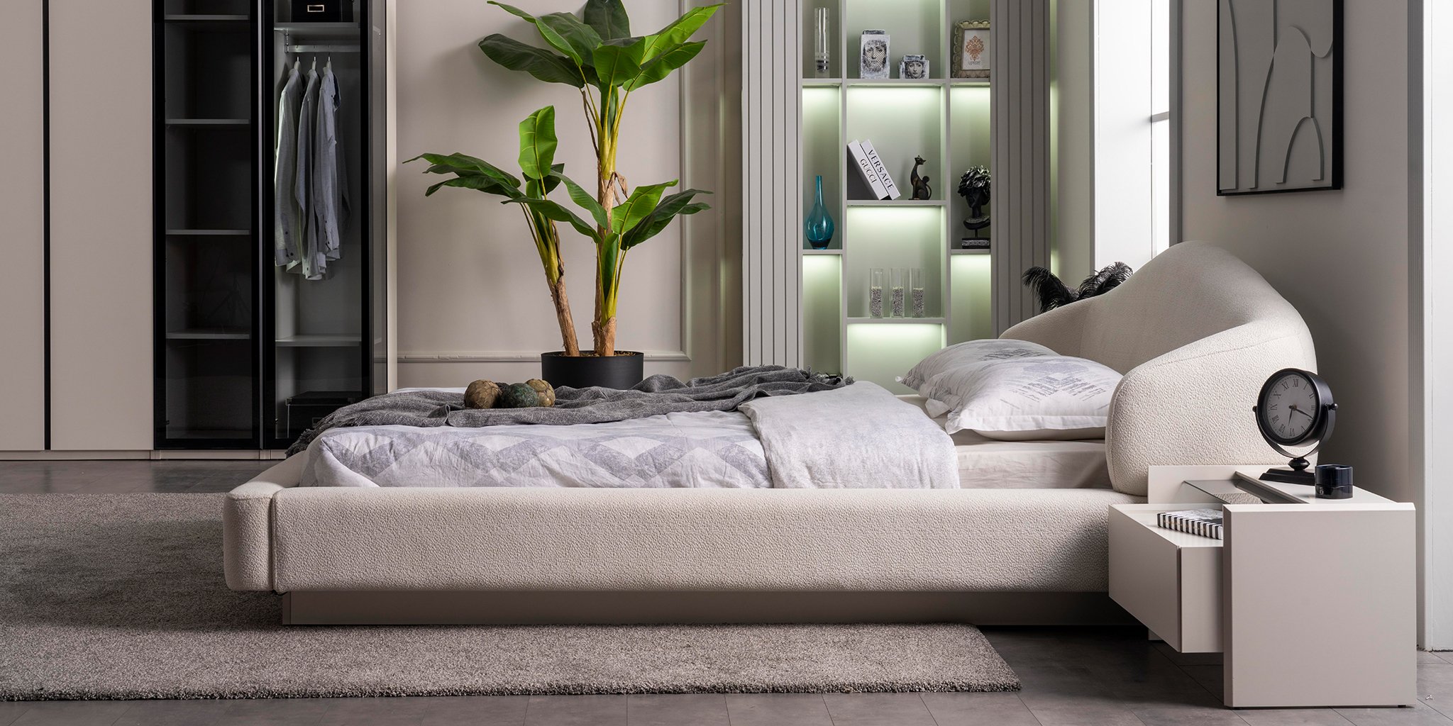 Pragma Giyinme Yatak Odası Takımı Tam Takım Teşhirden